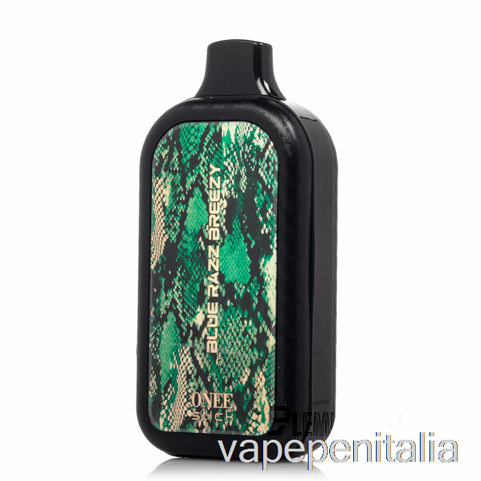 Scatola Vape Mod Yibla 6500 Usa E Getta Blu Razz Breezy